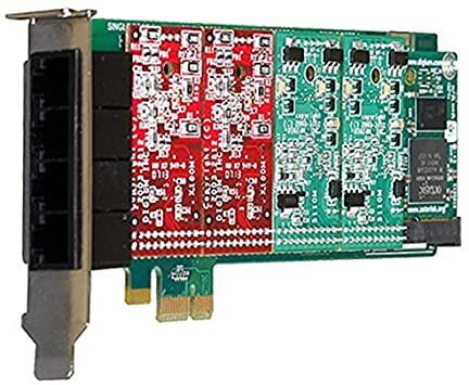 Digium 4 port modular analog PCI-Express (1A4B00F)