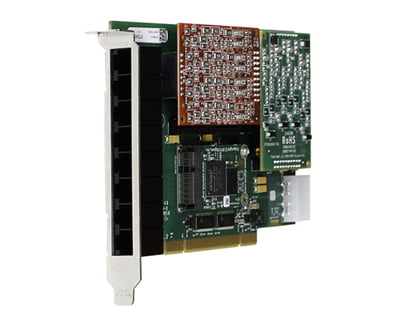 Digium 8 port modular analog PCI (1A8A00F)